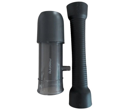 Autoblow VacuGlide Medium Stroking Tube Set with Sleeve & Cap 17cm