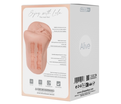 Alive Lola Intimate Training Device TPE Dual Entry 14.9 cm