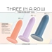 You2Toys Three in a Row Silicone Training Set, 3 Sizes, Pastel Colors