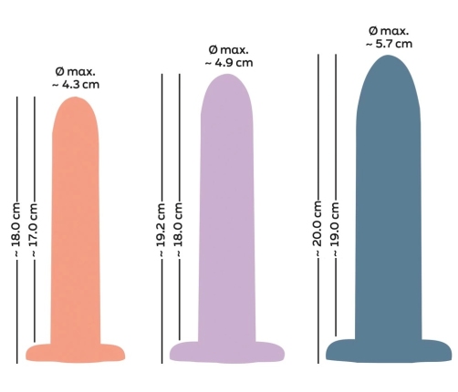 You2Toys Three in a Row Silicone Training Set, 3 Sizes, Pastel Colors