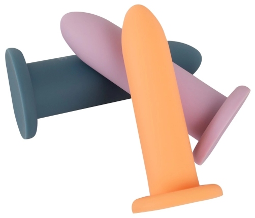 You2Toys Three in a Row Silicone Training Set, 3 Sizes, Pastel Colors