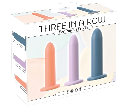 You2Toys Three in a Row Silicone Training Set, 3 Sizes, Pastel Colors