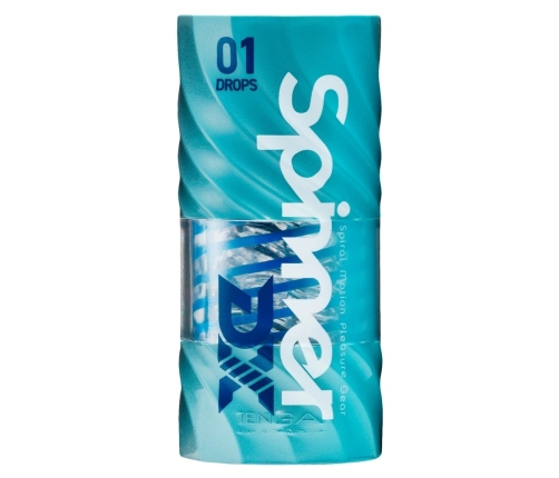 Tenga Spinner Deluxe 01 Drops - innowacyjna maszyna intymna, spiralna struktura