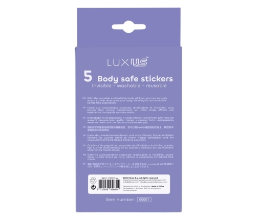 Kiiroo Luxus Adhesive Stickers - Reusable Mounting Pads, 2-Pack