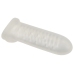 Rebel Thickening Intimate Sleeve L Transparent 16.5 cm Flexible TPE