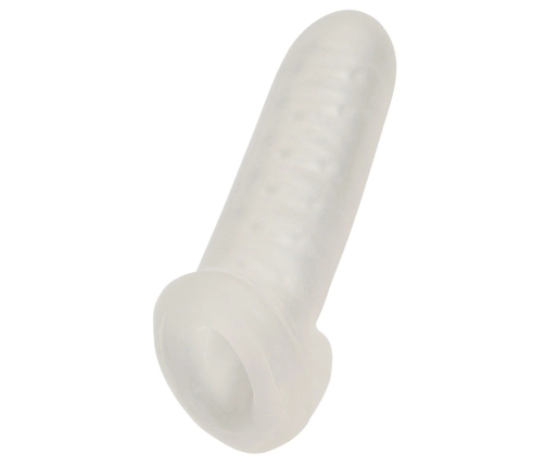 Rebel Thickening Intimate Sleeve L Transparent 16.5 cm Flexible TPE
