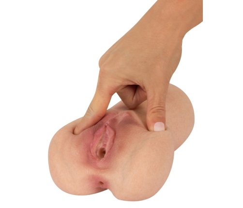 Realistixxx RealStroker Anatomical Dual-Channel Silicone Model 17.5cm