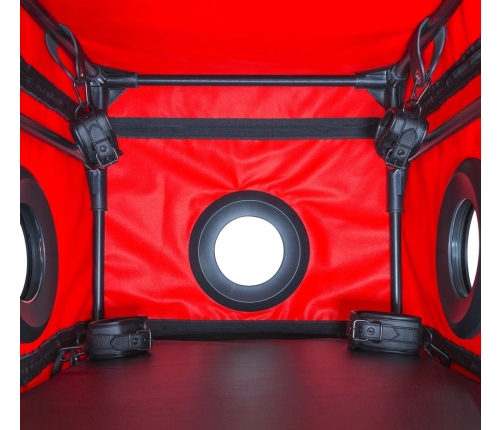 Secret Dome La Niche Modular Black & Red Privacy Play Box 85x60x60 cm