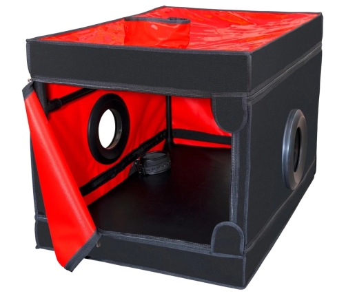 Secret Dome La Niche Modular Black & Red Privacy Play Box 85x60x60 cm