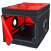 Secret Dome La Niche Modular Black & Red Privacy Play Box 85x60x60 cm