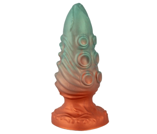 Beasty Cocks Atlantis Silicone Plug with Suction Cup 21cm Metallic