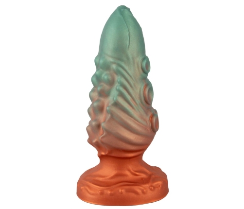 Beasty Cocks Atlantis Silicone Plug with Suction Cup 21cm Metallic