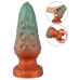 Beasty Cocks Atlantis Silicone Plug with Suction Cup 21cm Metallic