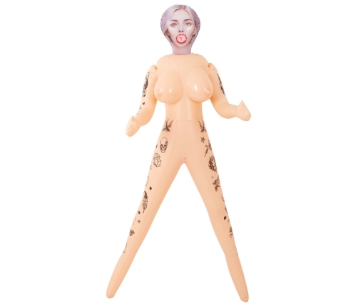 NaughtyDollz Tattooed Inflatable Life-Size Doll 152cm PVC
