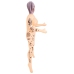 NaughtyDollz Tattooed Inflatable Life-Size Doll 152cm PVC