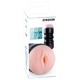 STROKER Vagina Style Intimate Device with Discreet Case 16.8 cm