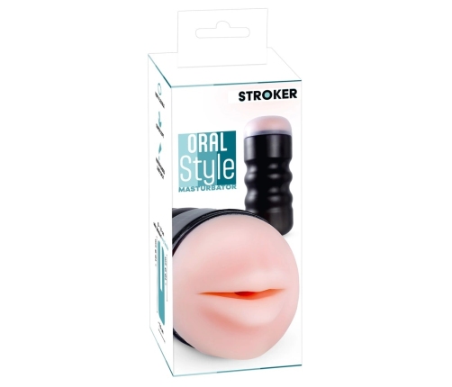 STROKER Oral Style Intimate Device with Discreet Case, 16.8 cm, TPE