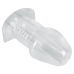 ANOS Tunnel Transparent Intimate Plug 10.2 cm TPE Hollow Design
