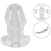 ANOS Tunnel Transparent Intimate Plug 10.2 cm TPE Hollow Design