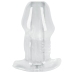 ANOS Tunnel Transparent Intimate Plug 10.2 cm TPE Hollow Design