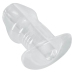 ANOS Tunnel Transparent Intimate Plug 10.2 cm TPE Hollow Design