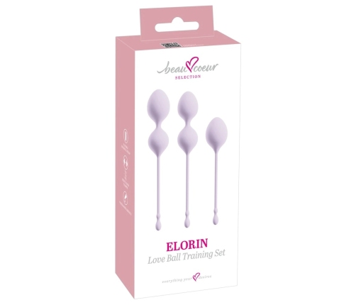 beau coeur Elorin Training Set - 3-Piece Silicone Pelvic Floor Balls