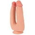 Nature Skin Bendable Double Penetrator Movable Skin TPE 20/19cm