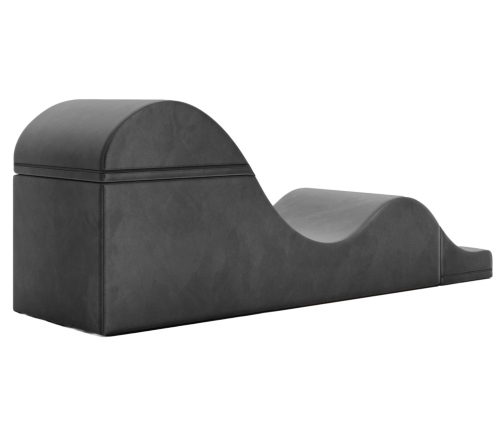 Liberator Aria Flip Chaise Black 22" - Wide Ergonomic Lounge Furniture