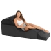 Liberator Aria Flip Chaise Black 22" - Wide Ergonomic Lounge Furniture