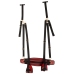 Bad Kitty Door Swing BK-11 - Adjustable Luxury Door System, Black/Red