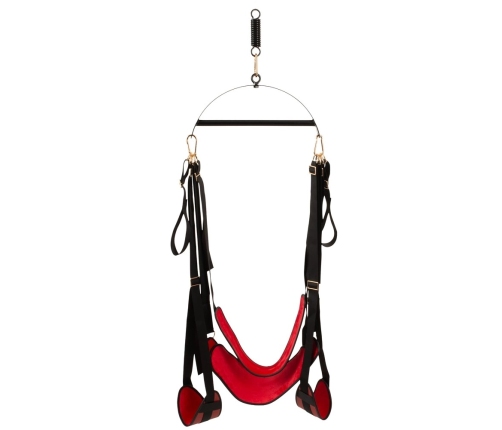 Bad Kitty Sex Swing Deluxe Adjustable Red-Black 180kg Load Limit