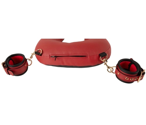Bad Kitty Neck-Cushion-Thigh System Red & Black Adjustable Set