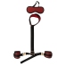 Bad Kitty Neck to Wrist Bondage Set Black/Red Adjustable with Blindfold