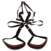 Bad Kitty Body Swing Adjustable Harness with Red Padding, 120kg Max Load