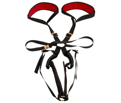 Bad Kitty Body Swing Adjustable Harness with Red Padding, 120kg Max Load