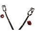 Bad Kitty Bed/Door-Restraint Set Red/Black Adjustable 5-Piece