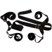 Bad Kitty Under the Bed Restraint Kit Black/Red Adjustable 6-Piece Set