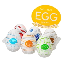 Tenga Egg Variety Pack Standard - 6 Textured Intimate Sleeves