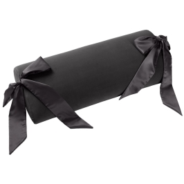 Liberator Ravish Pillow Black - Bondage Cushion with Satin Ties, 91.5 cm