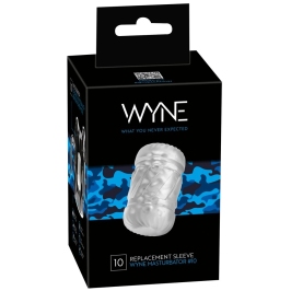 WYNE Sleeve for No. 10 - Replacement Soft TPE Insert, Neutral, 11.5 cm