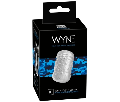 WYNE Sleeve for No. 10 - Replacement Soft TPE Insert, Neutral, 11.5 cm