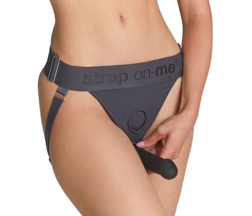 Strap-on-me Unique Harness Grey - Adjustable Microfibre One Size