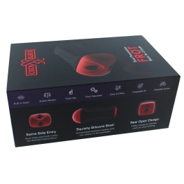 CockBlock FROT Massager Double Tunnel Intimate Machine 20cm Black/Red