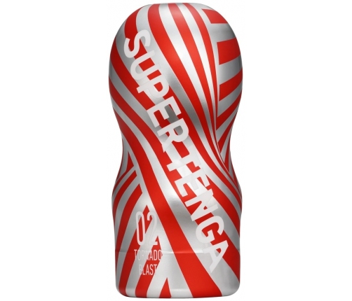 Tenga Super Tornado Blast Intimate Machine, Compact, Red, 16.1 cm