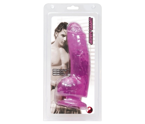 Jerry Giant Dildo clear pink