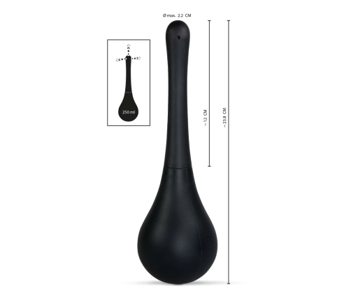 Rebel Intimate Cleansing System Black 200ml, Slim Nozzle, 26cm