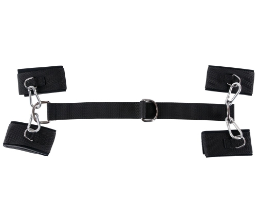 Bad Kitty BK Padded Handcuffs & Ankle Cuffs Set, Adjustable, Black