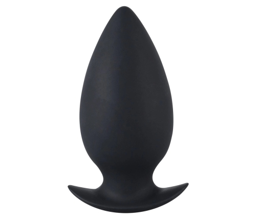 You2Toys Booty Beau Large Silicone Intimate Plug Black 11cm