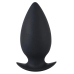 You2Toys Booty Beau Large Silicone Intimate Plug Black 11cm