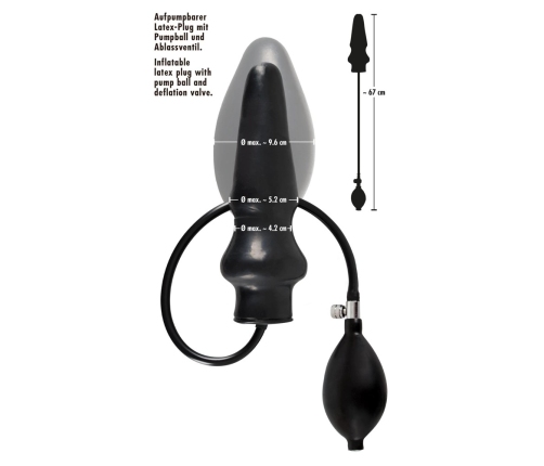 Latex Plug Inflatable